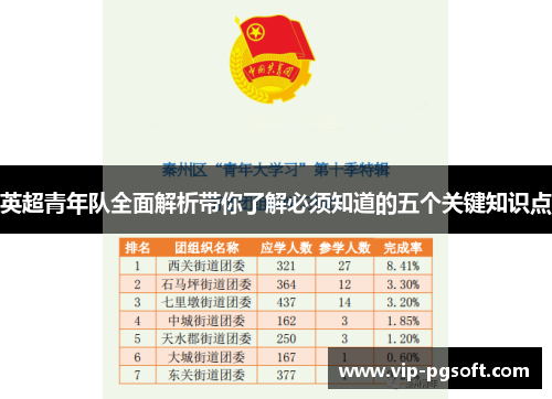英超青年队全面解析带你了解必须知道的五个关键知识点